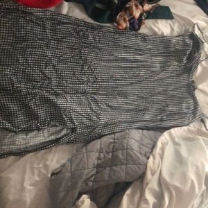 Black stripped dress